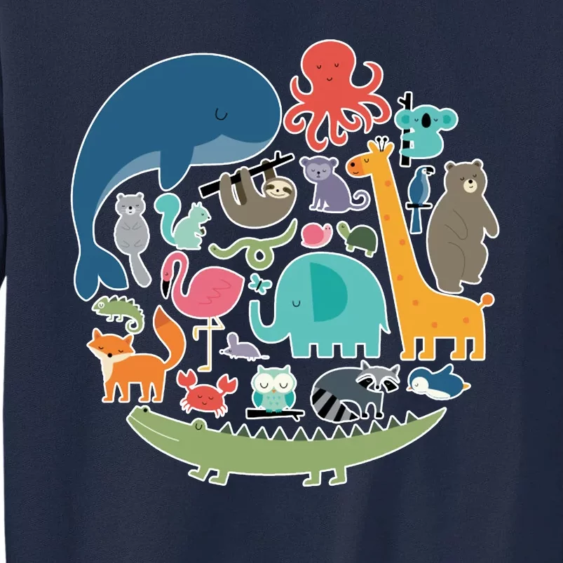 Animal Lover Earth Tall Sweatshirt