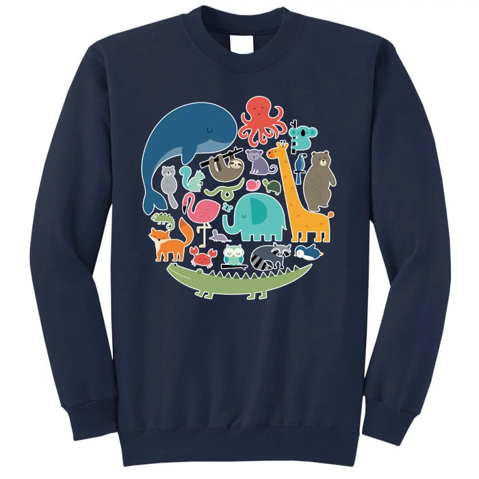 Animal Lover Earth Tall Sweatshirt