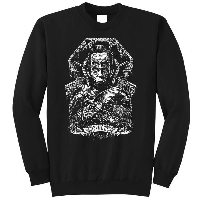 Abraham Lincoln Eye Twisting Portrait Tall Sweatshirt