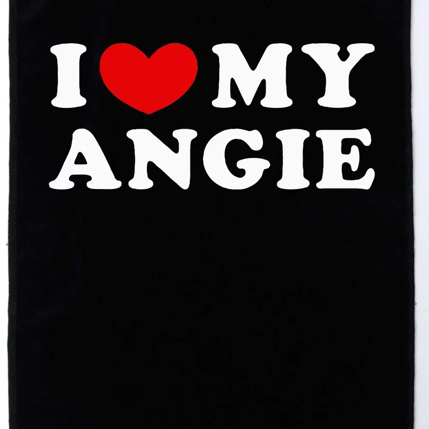 Angie Love Express Your Affection Platinum Collection Golf Towel