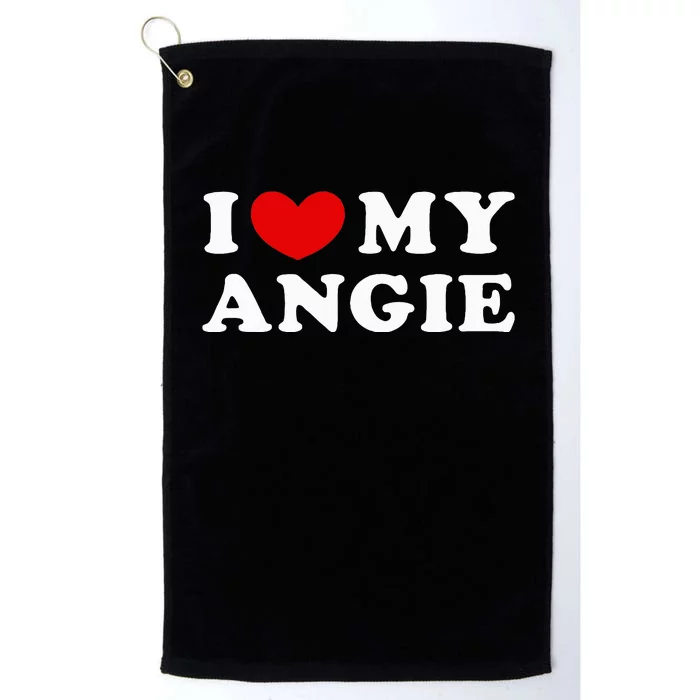 Angie Love Express Your Affection Platinum Collection Golf Towel