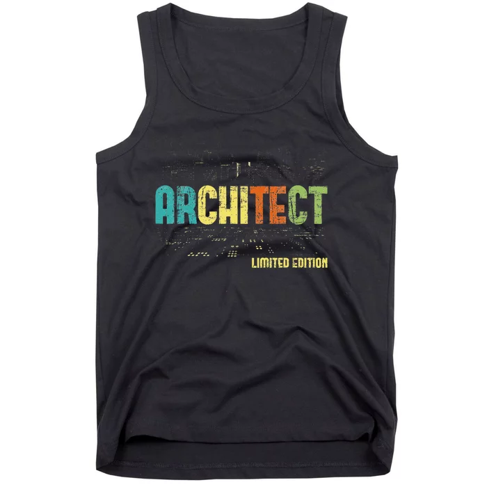 Architect Limited Edition Planner Architecture Building Tank Top