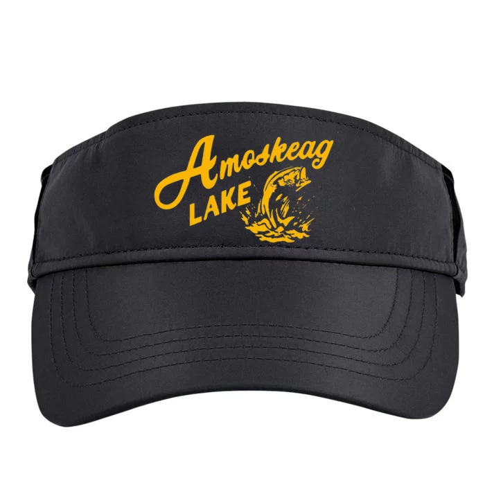 Amoskeag Lake Essential Fishing Adult Drive Performance Visor