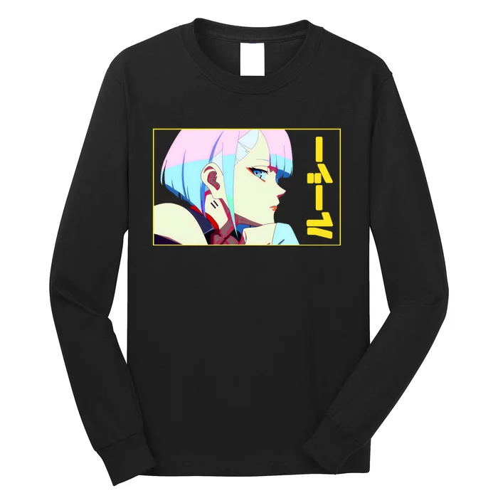 Aesthetic Lucy Eye Anime Streetwear Long Sleeve Shirt