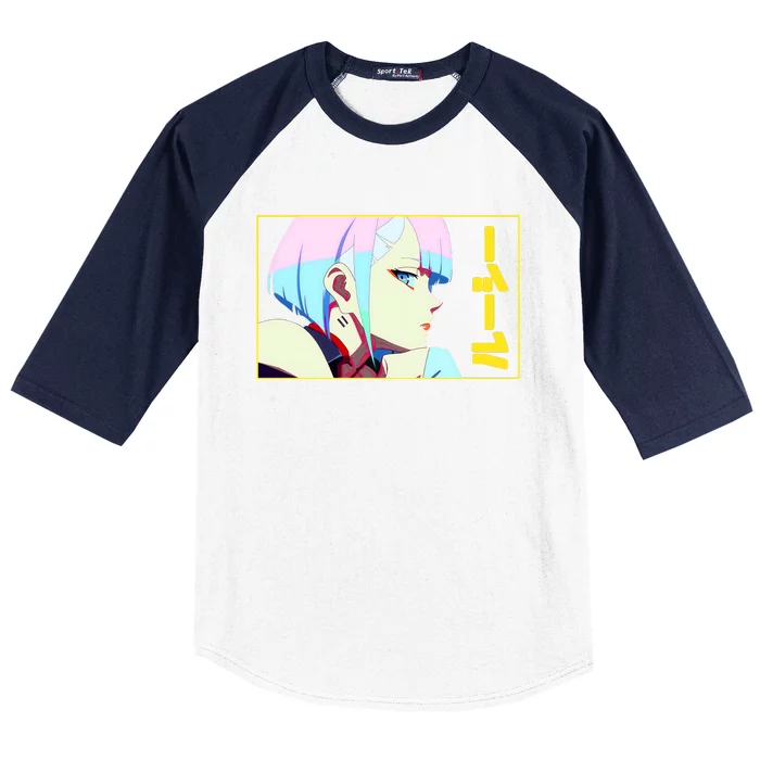 Aesthetic Lucy Eye Anime Streetwear Baseball Sleeve Shirt