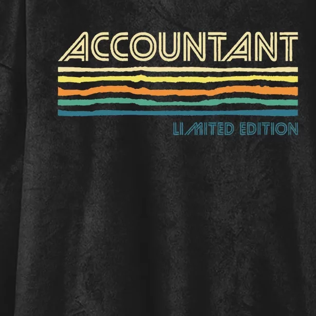 Accountant Limited Edition Auditor Tax Analyst Bookkeeper Hooded Wearable Blanket