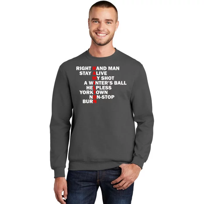 Alexander Hamilton Tall Sweatshirt