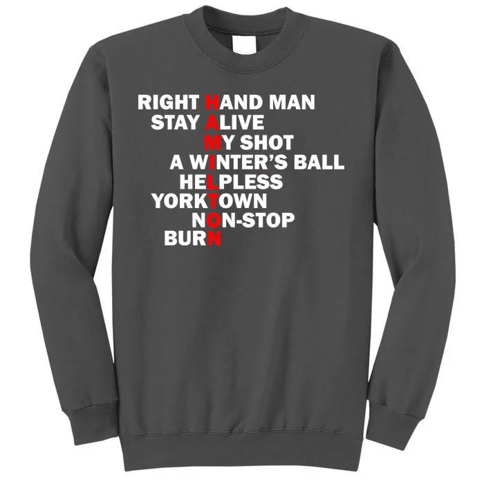 Alexander Hamilton Tall Sweatshirt