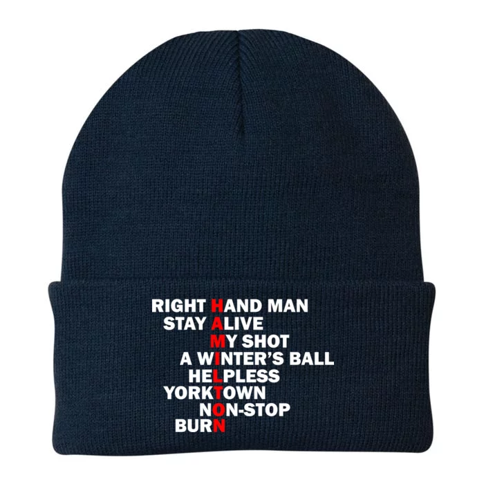 Alexander Hamilton Knit Cap Winter Beanie