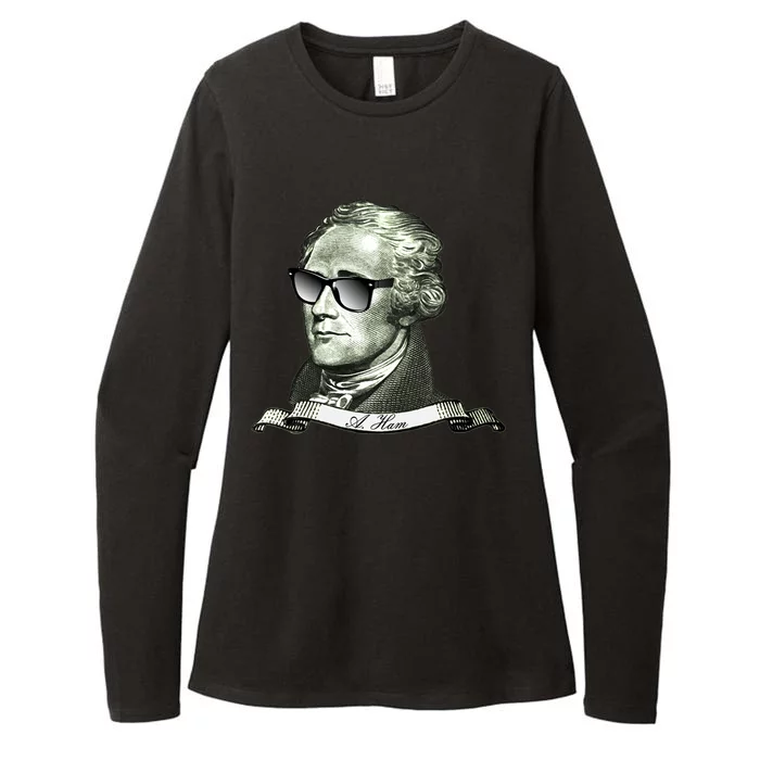 Alexander Hamilton A. Ham Sunglasses USA Womens CVC Long Sleeve Shirt