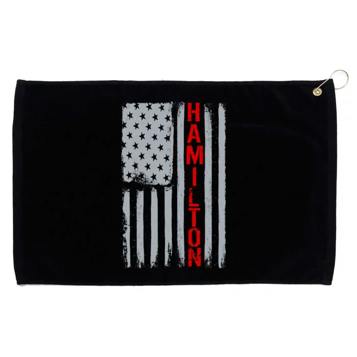 Alexander Hamilton American Vintage Flag Grommeted Golf Towel