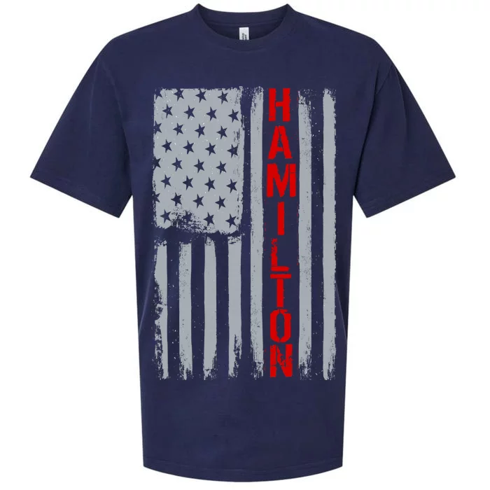 Alexander Hamilton American Vintage Flag Sueded Cloud Jersey T-Shirt