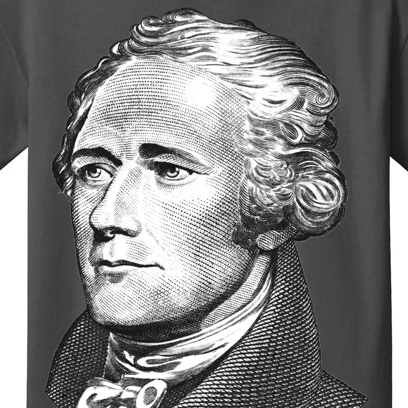 Alexander Hamilton Big Face Portrait A. Ham Kids T-Shirt