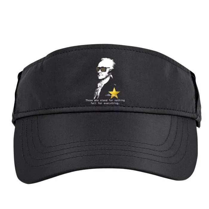 Alexander Hamilton Fall For Everything Adult Drive Performance Visor