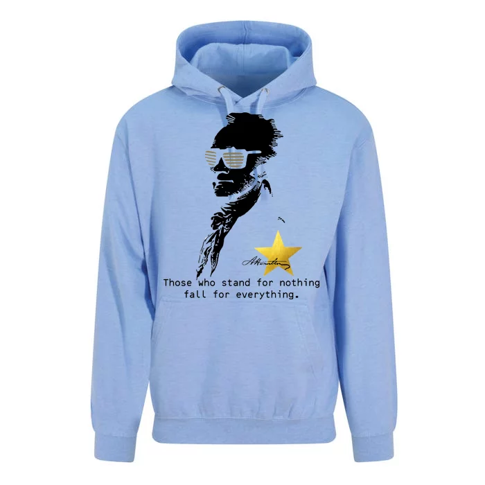 Alexander Hamilton Fall For Everything Unisex Surf Hoodie