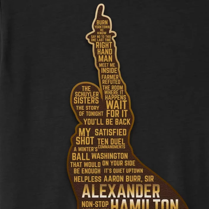 Alexander Hamilton Golden Statue ChromaSoft Performance T-Shirt