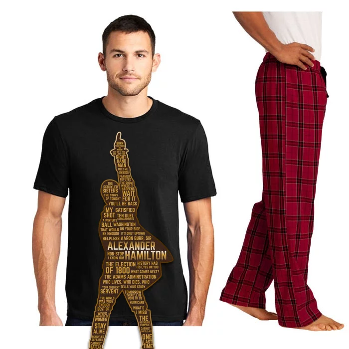 Alexander Hamilton Golden Statue Pajama Set