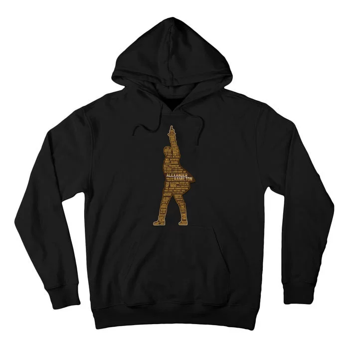 Alexander Hamilton Golden Statue Tall Hoodie