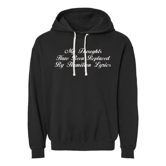 Alexander Hamilton Lyrics Garment-Dyed Fleece Hoodie