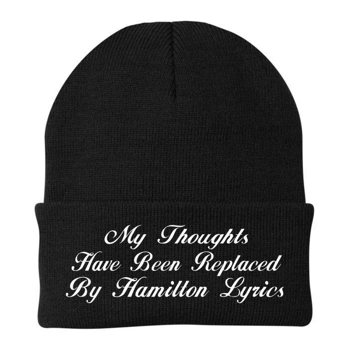 Alexander Hamilton Lyrics Knit Cap Winter Beanie