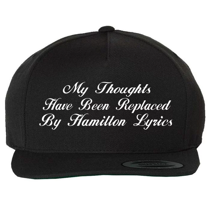 Alexander Hamilton Lyrics Wool Snapback Cap