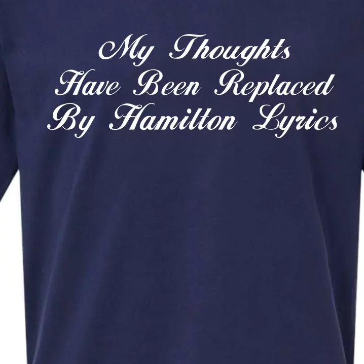 Alexander Hamilton Lyrics Sueded Cloud Jersey T-Shirt