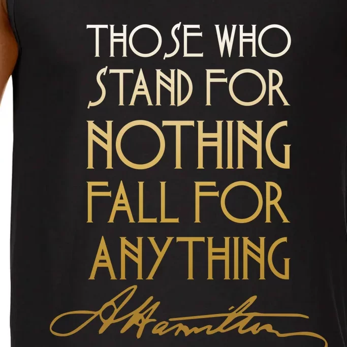 Alexander Hamilton Quote Signature Comfort Colors® Tank Top