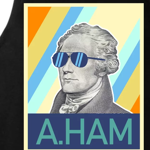 Alexander Hamilton Sunglasses Ladies Tri-Blend Wicking Tank