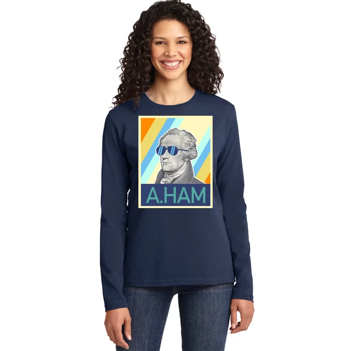 Alexander Hamilton Sunglasses Ladies Long Sleeve Shirt