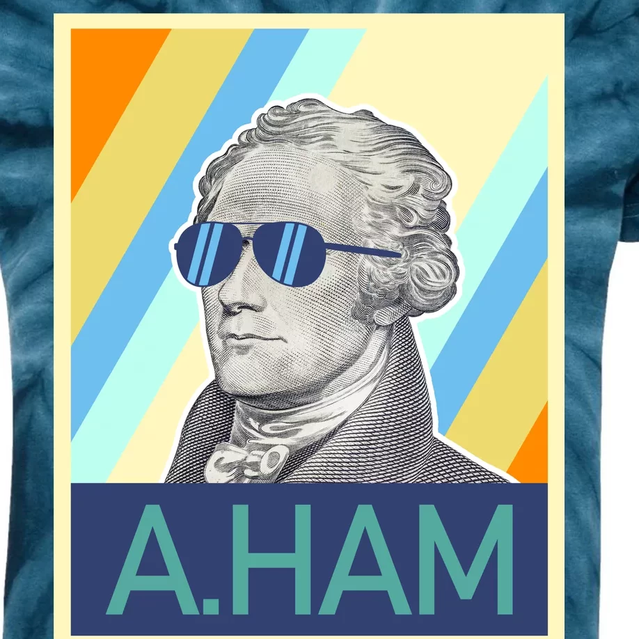 Alexander Hamilton Sunglasses Kids Tie-Dye T-Shirt