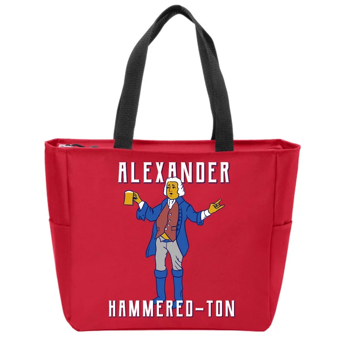 Alexander Hammered-Ton Zip Tote Bag