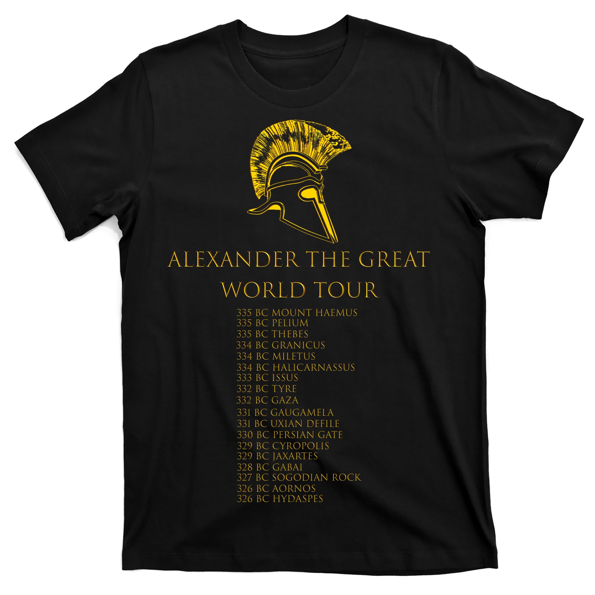 alexander the great world tour shirt