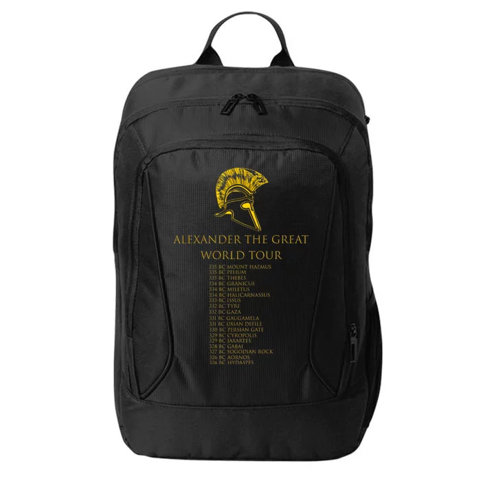 Alexander The Great World Tour City Backpack