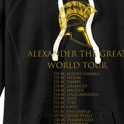 Alexander The Great World Tour Women's Fleece Hoodie