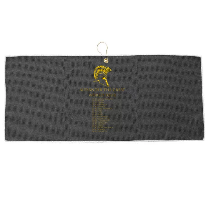 Alexander The Great World Tour Large Microfiber Waffle Golf Towel