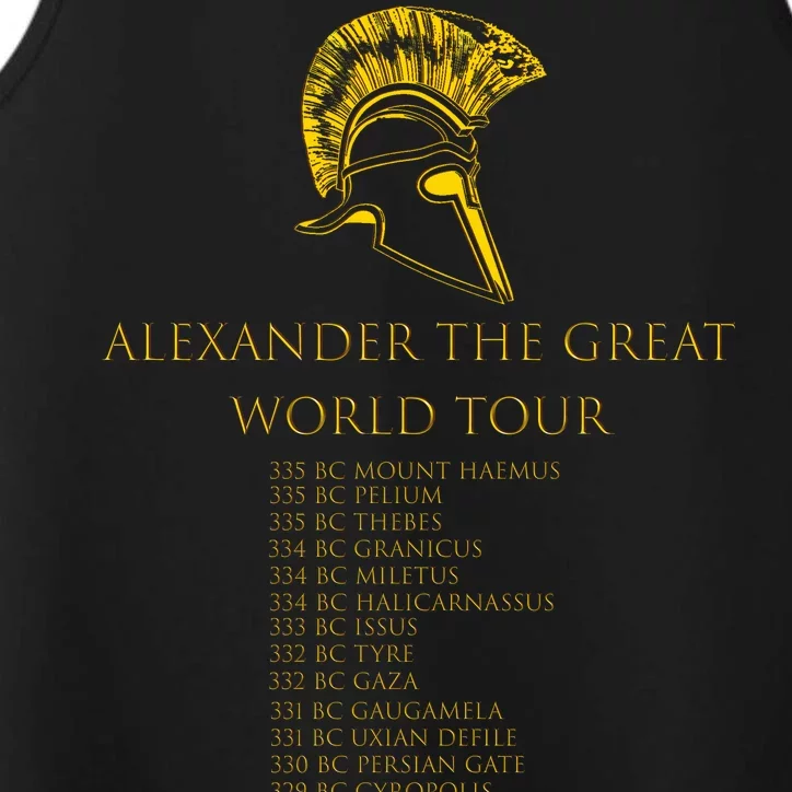 Alexander The Great World Tour Performance Tank