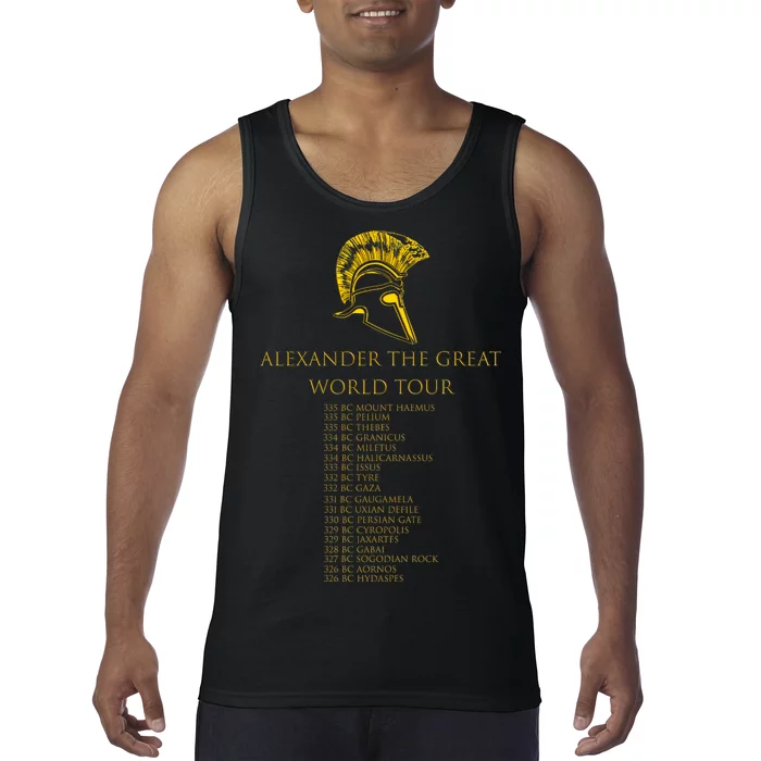 Alexander The Great World Tour Tank Top