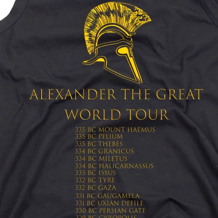 Alexander The Great World Tour Tank Top