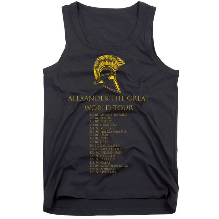 Alexander The Great World Tour Tank Top