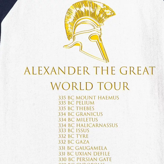 Alexander The Great World Tour Baseball Sleeve Shirt