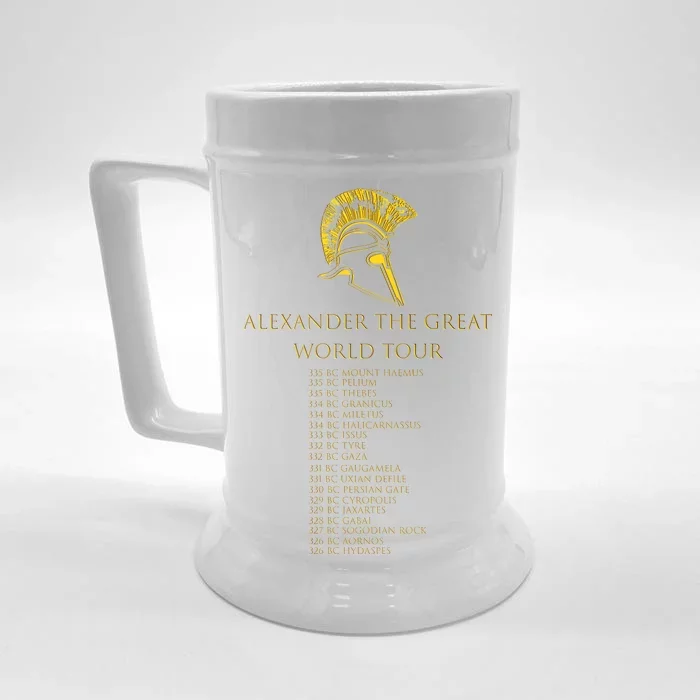 Alexander The Great World Tour Front & Back Beer Stein