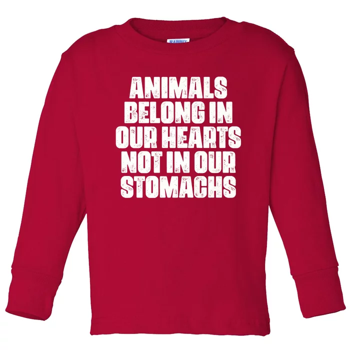 Animal Liberation Front Activist For Animal Rights & Welfare Design Toddler Long Sleeve Shirt