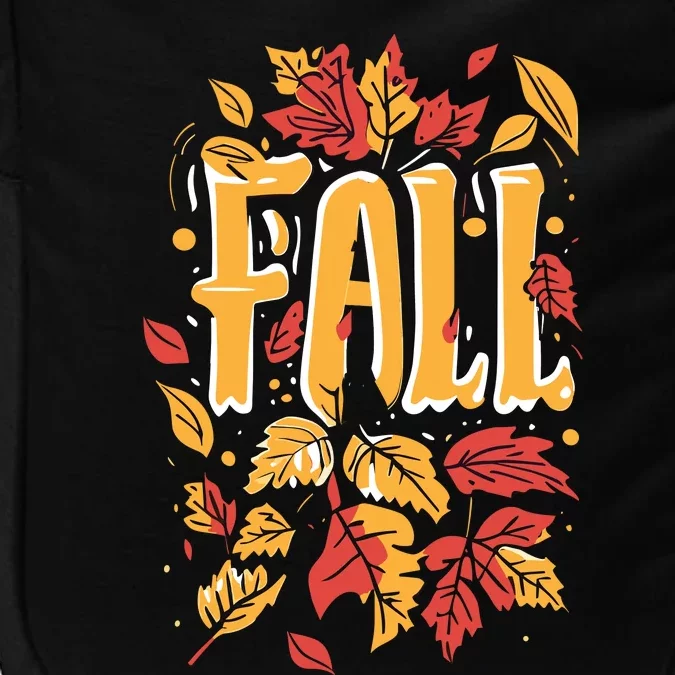 Autumn Leaves Fall Season Theme Impact Tech Backpack