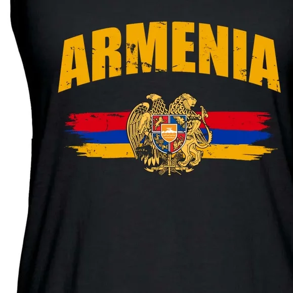 Armenia Logo Flag Ladies Essential Flowy Tank