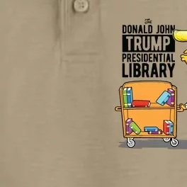 Antitrump Library Funny Grey Classic Fit Crew Neck Short Sleeve Impeach Trump Ap Dry Zone Grid Performance Polo