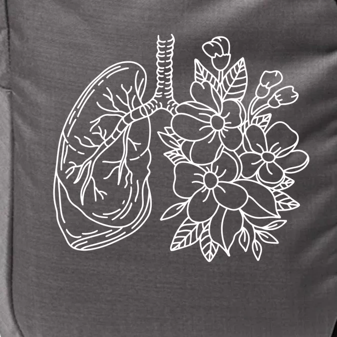 Anatomical Lung Floral Flower Impact Tech Backpack