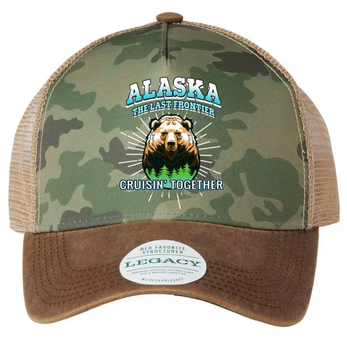 Alaska Last Frontier Family Group Trip Cruisin Together Cool Gift Legacy Tie Dye Trucker Hat