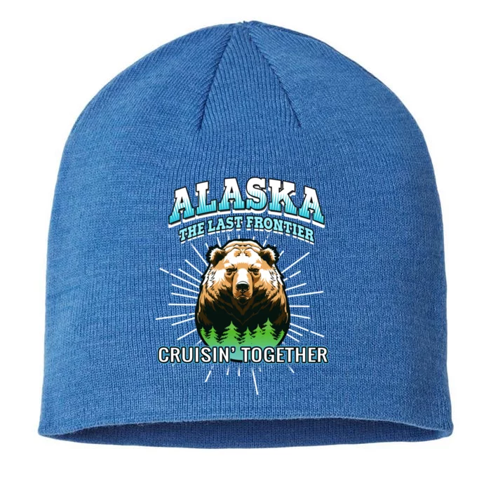 Alaska Last Frontier Family Group Trip Cruisin Together Cool Gift 8 1/2in Sustainable Knit Beanie