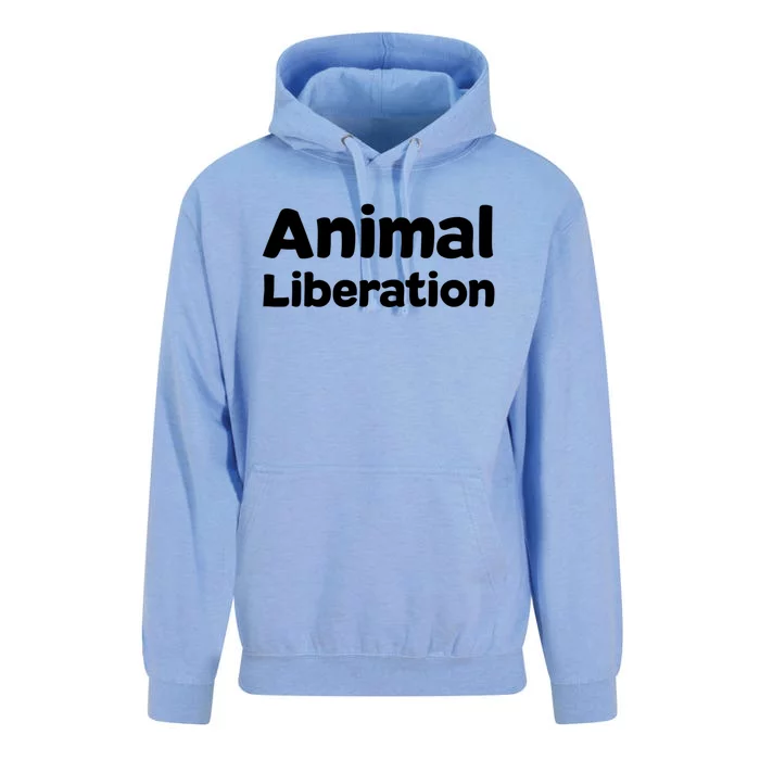 Animal Liberation Funny Gift Unisex Surf Hoodie