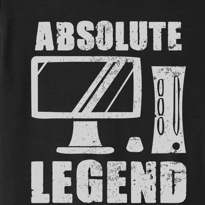 Absolute Legend Funny Video Game Player Quote PC Gaming ChromaSoft Performance T-Shirt